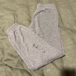 Cozy Heather Gray Distressed Jogger Sweatpants XS